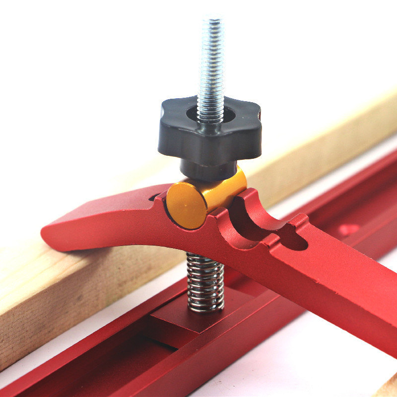Woodworking T-slot Miter Track Aluminum Alloy Clamping Blocks Jig Miter Gauge Slot Clamping Blocks Platen Woodworking tool