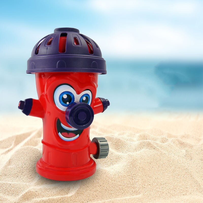 Summer Cool Fun Bath Toys Ball Water Squirting Sprinkler Baby Bath Shower Kids Toys Garden Lawn Water Park: red fire hydrant