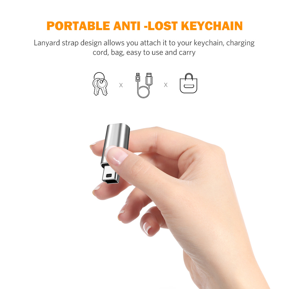 1/2Pcs Metal USB Type C to Micro USB Adapter Female Type-C to Male Mini Data Transfer Connector for Camera Phone OTG Conventer