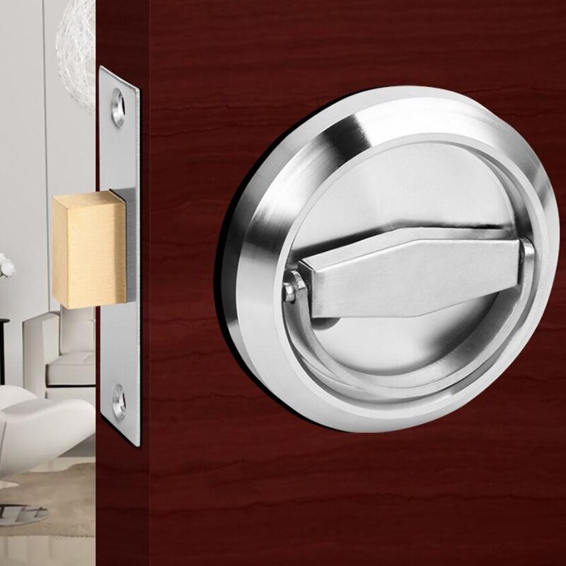 Gebaut-in Unsichtbare Tasse-Geformte Griff Privatsphäbetreffend Türschloss Schrank ziehen Feuerfeste Einzigen Seite sperren