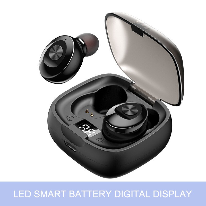 Bluetooth Headset In-Ear Bluetooth Headset Digitale Display Bluetooth Headset 5.0 Sport Mini Headset Draadloze Headset