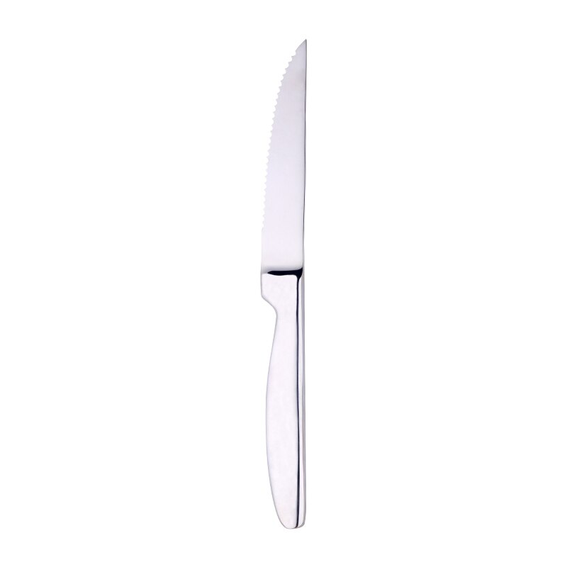 4 st köksknivset i rostfritt stål bestick vass guldkniv kött grönsaksfruktskärare 22 x 2cm kockkniv: 4 silver-b