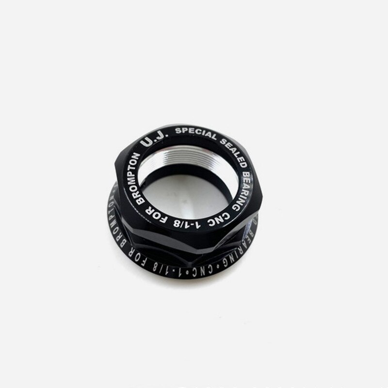 Union Jack – casque externe pour brompton, anodisé 1-1/8, 34mm, or, argent, rouge, noir