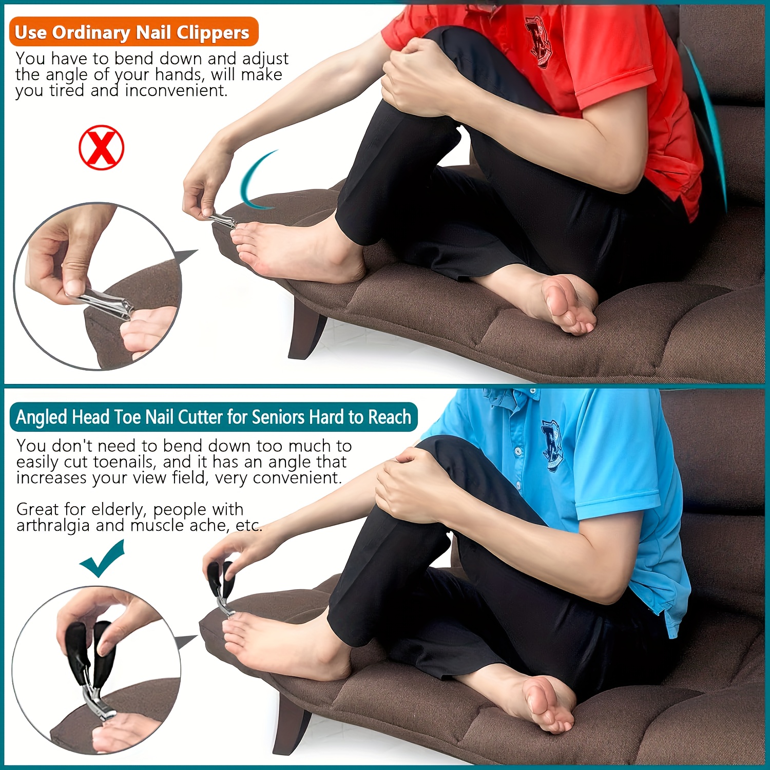 Aço inoxidável cortador de unhas cortador aparador manicure tesoura grosso duro unha pedicure ferramentas