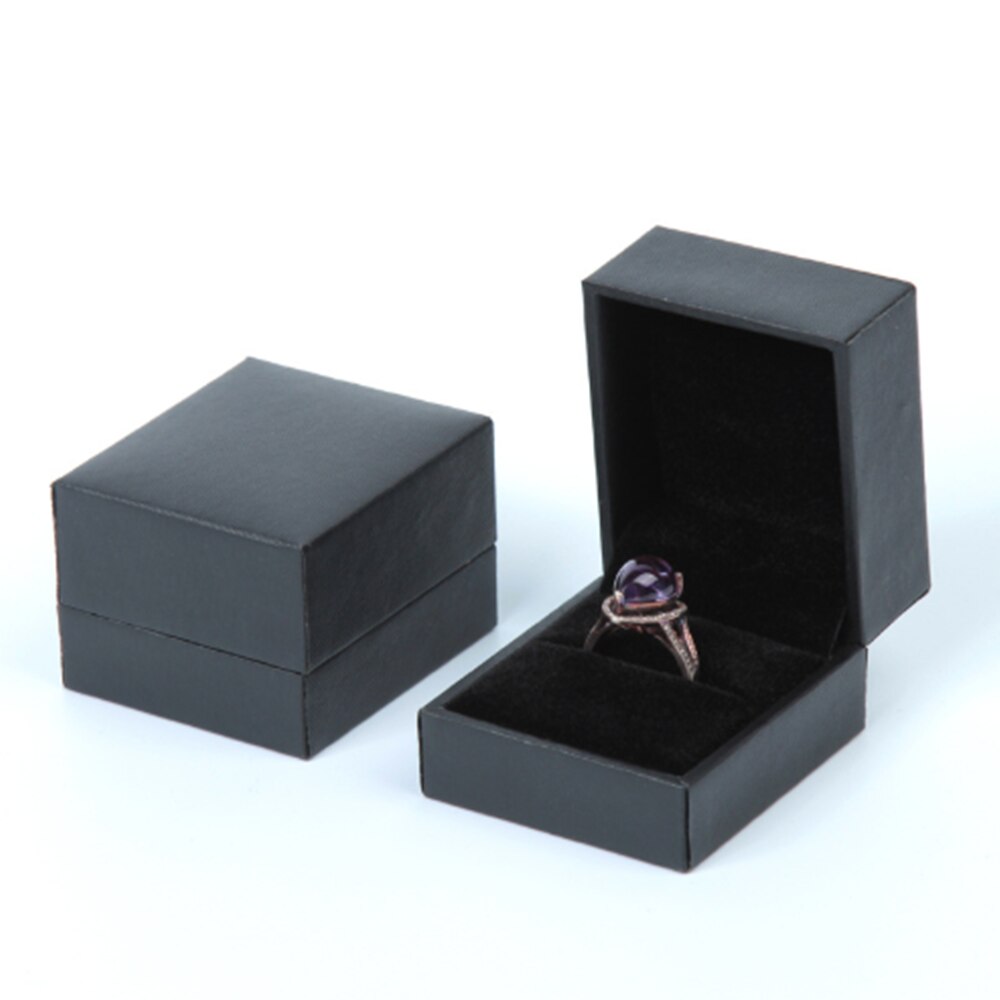 Ring Box Fall Veranstalter Elegante Schmuck Lagerung Tray Schmuck Display 54 Mini Grids Lagerung Collector Präsentieren Neue: Black