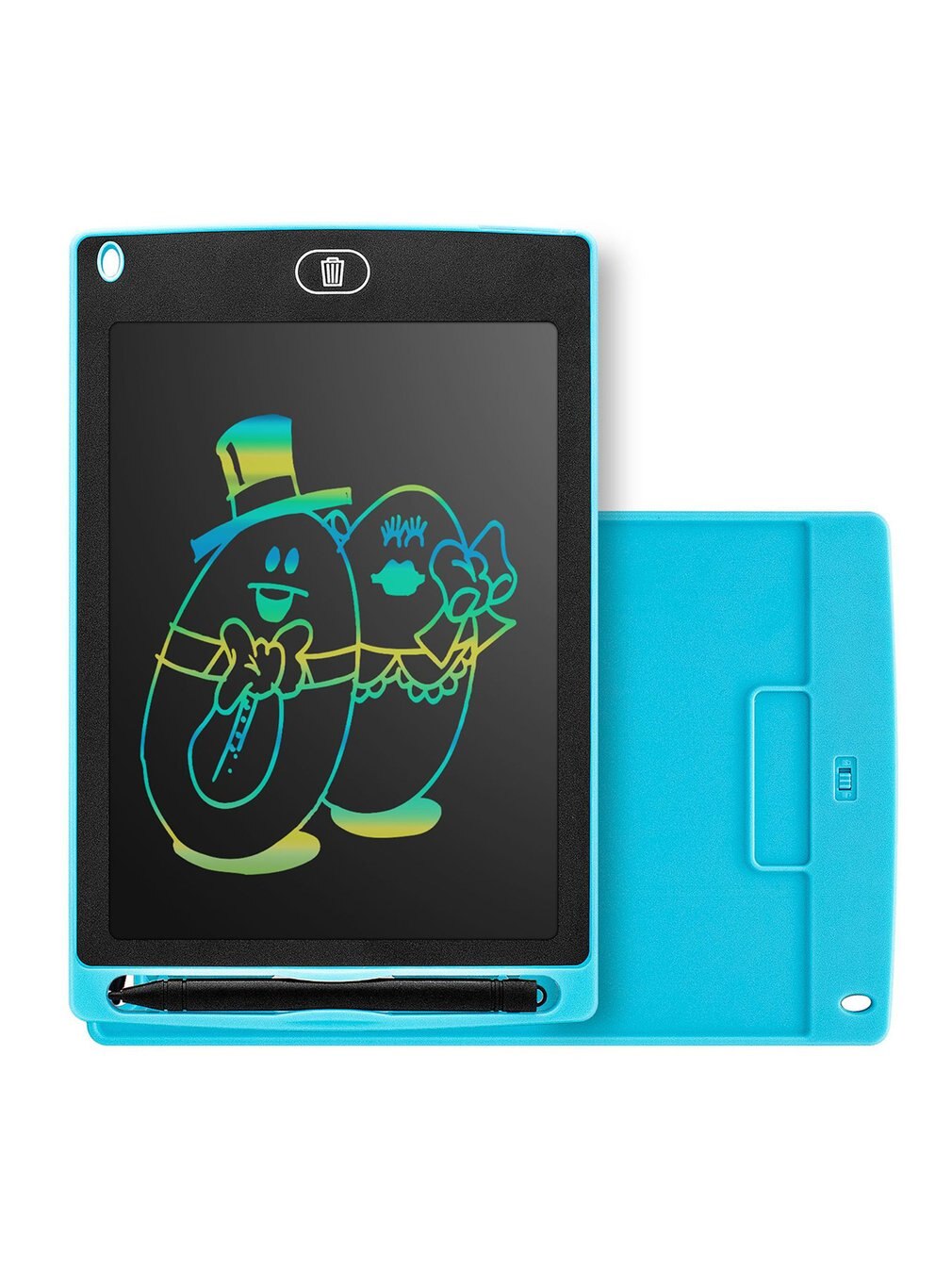 8.5-inch Portable Smart LCD Writing Tablet Electronic Notepad Drawing Graphics Handwriting Pad Ultra-thin Board: Black