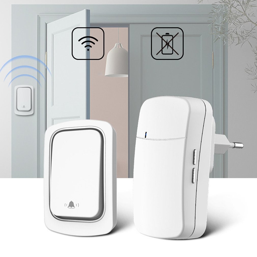 Ring Doorbell Wireless Doorbell No Battery Waterproof Self-Powered DoorBell Home Cordless Ring Dong Chime Timbre Calling
