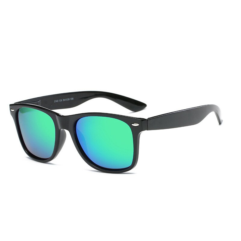 Wood Grain sunglasses polarized UV400 brand Male driving glasses sunglasses men #PS001: green-black