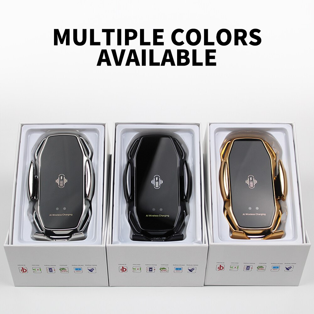 Drahtlose Auto Air Vent Ladegerät 10W foriPhone 8 Plus X Auto Spann Telefon Halter Multi Kompatibel forSamsung S9 S10 schnelle Lade