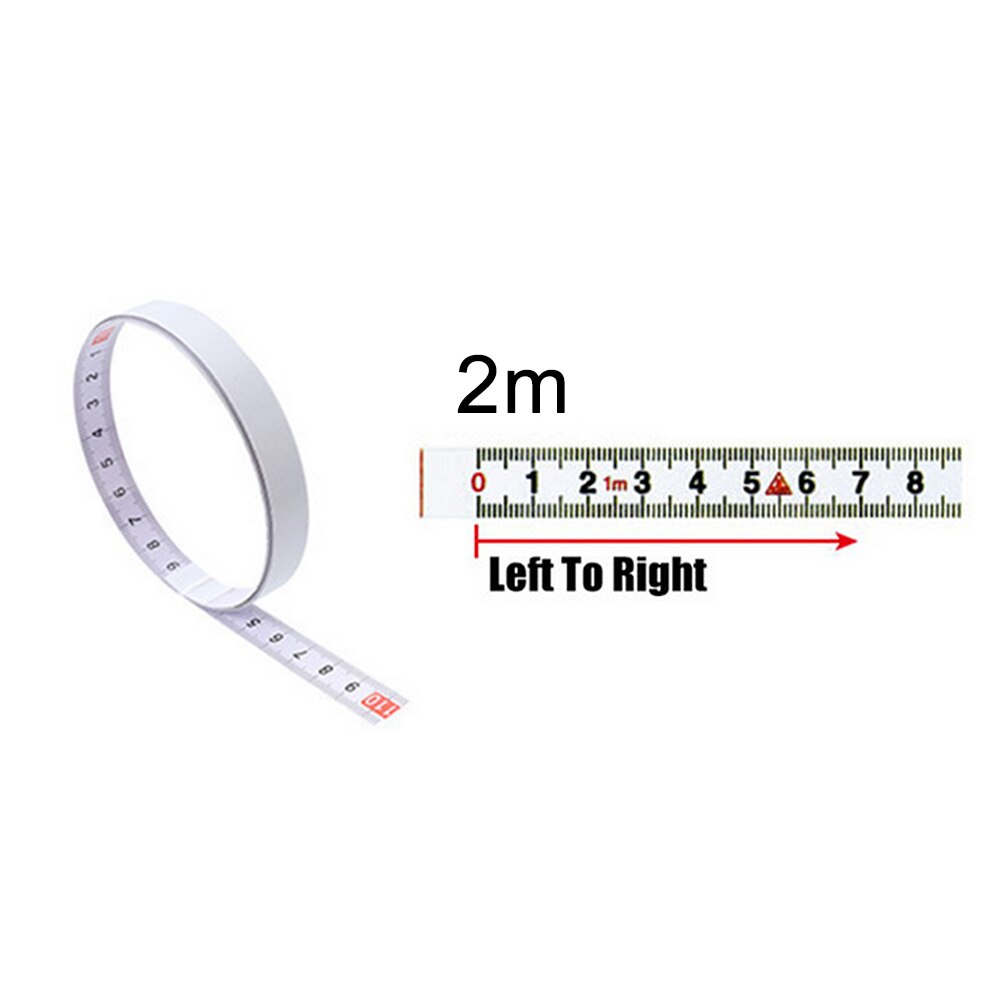 2M Miter Track Tape Measure Self Adhesive Metric Steel Ruler Miter Saw Scale For Router Table Saw Band Saw Woodworking Tool