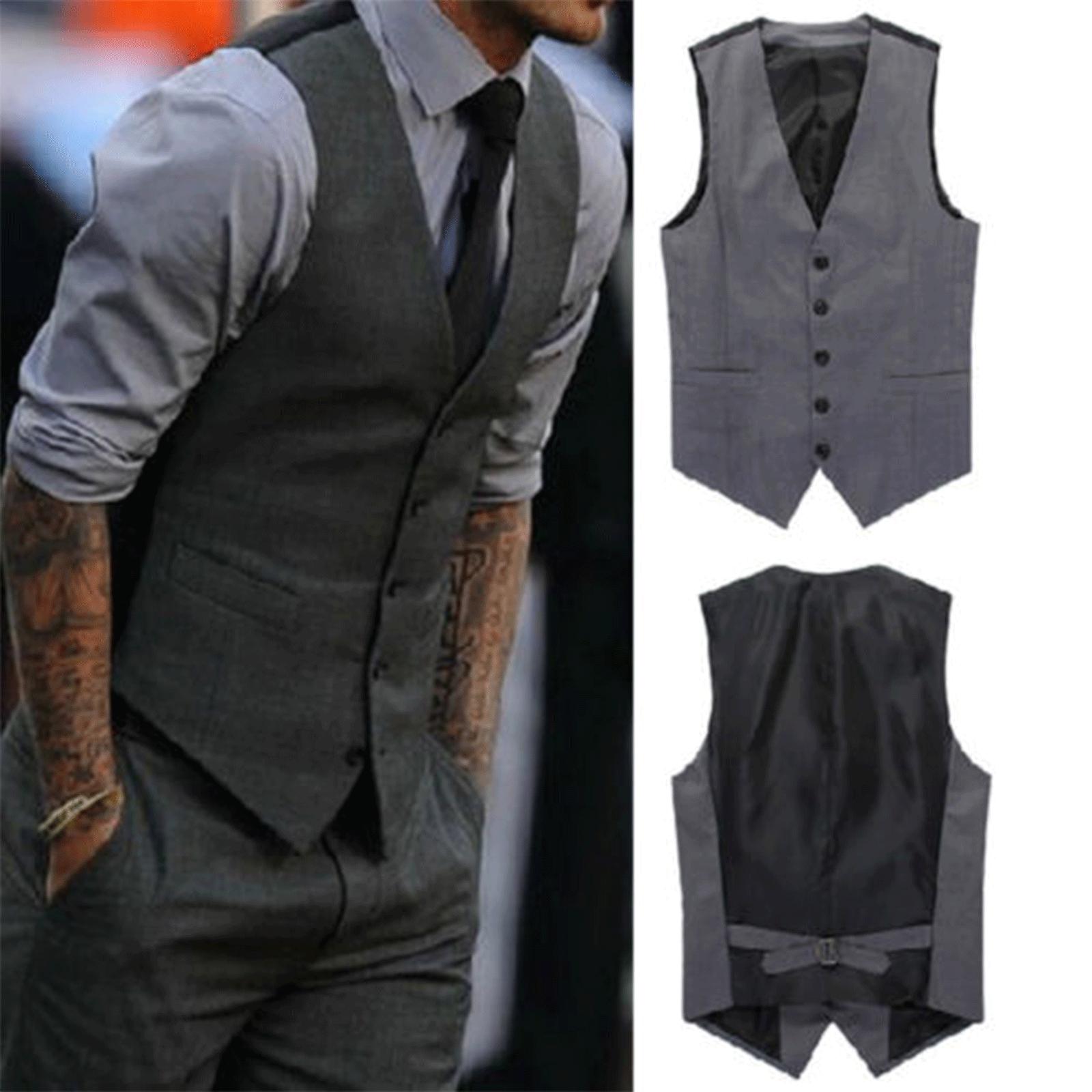 Formal Vests Men Wedding Slim Men's Jackets Sleeveless Chalecos Para Hombre Men Clothing Gilet Colete Blazer Men Suits Vest