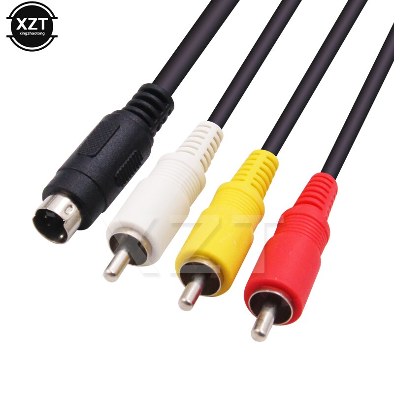 Lead AV Cable 10-Pin DVI DV Connector to 3 RCA S-Video for Sony DCR Handycam Camcorder Digital Camera VMC-15FS A/V