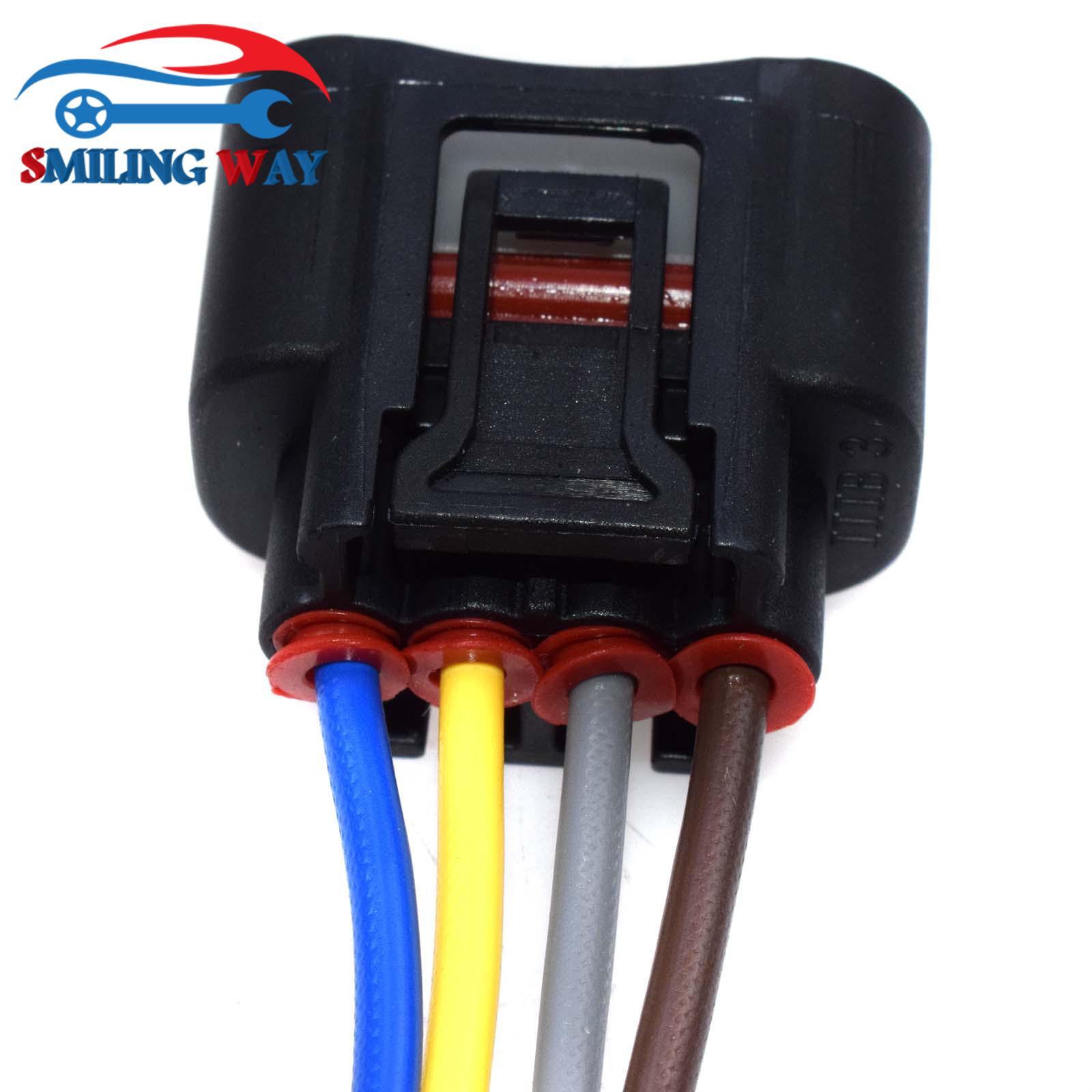 SMILING WAY Ignition Coil Female Connector Plug Harness Cable Wire 4 pins For Toyota Lexus Scion Pontiac Chevrolet 2AZFE 1ZZFE