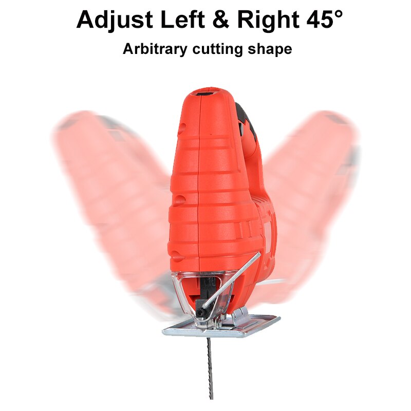 Multifunction Jig Saw 6 Variable Speed Electric Saw Jigsaw Adjustable Angle Cutting Metal Wood Aluminum Jigsaw Power Tools