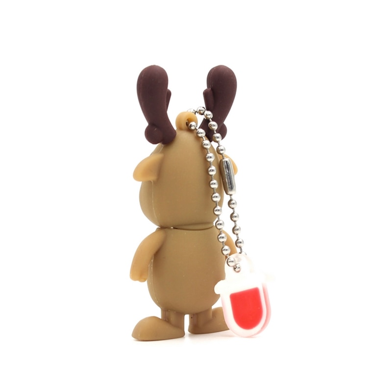 Clé usb 128gb , 64gb , 32gb , 16gb 8gb dessin animé, père noël, mignon, élan, disque u, mini clé usb
