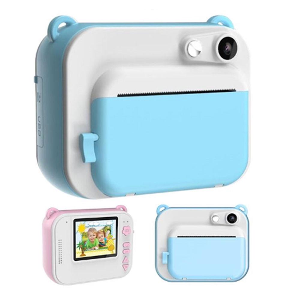 2'' Mini DIY Instant Thermal Print Digital Camera Educational Children Camera Automatically Print Photos Kids Chritmas Toys