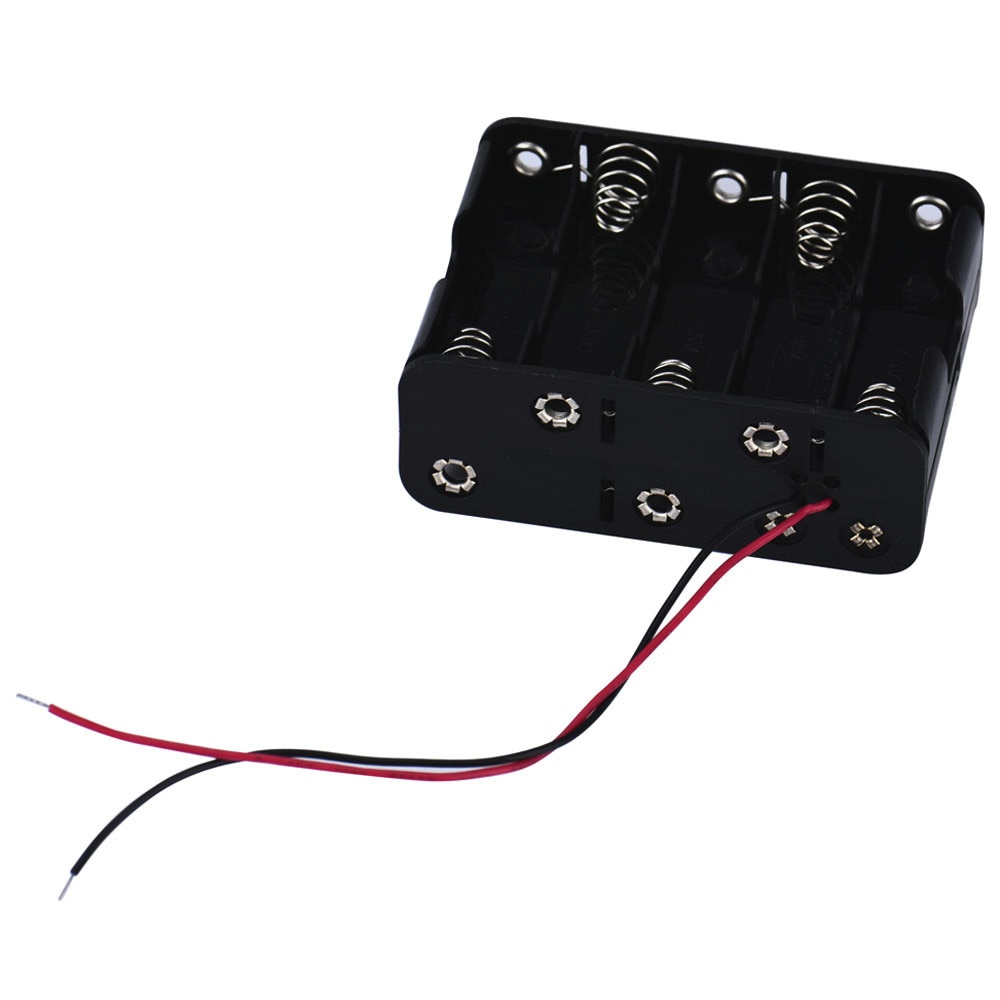 10 AA 2A batería 15V caja de soporte con alambre pequeño equipo electrónico portátil pequeño volumen Paquete de batería colector de plástico # YL10