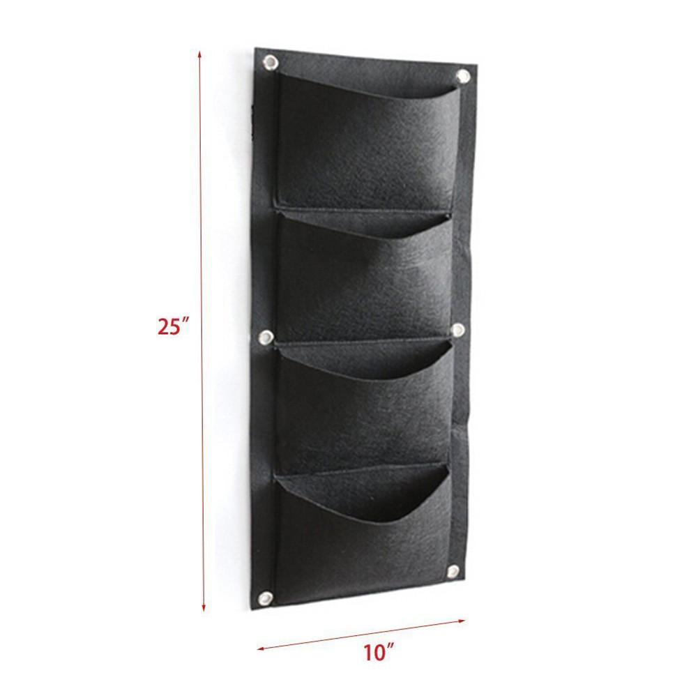 Jardinière verticale murale en feutre pour serre, sac de contrôle de croissance pour jardin, pour projet de pépinière, jardinage domestique: A