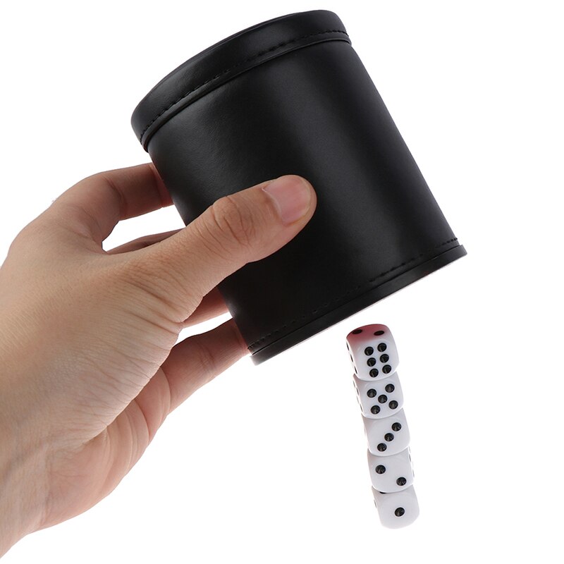 Comércio exterior plutônio flanela de couro mudo copo de dados barra ktv entretenimento dice cup fontes do jogo