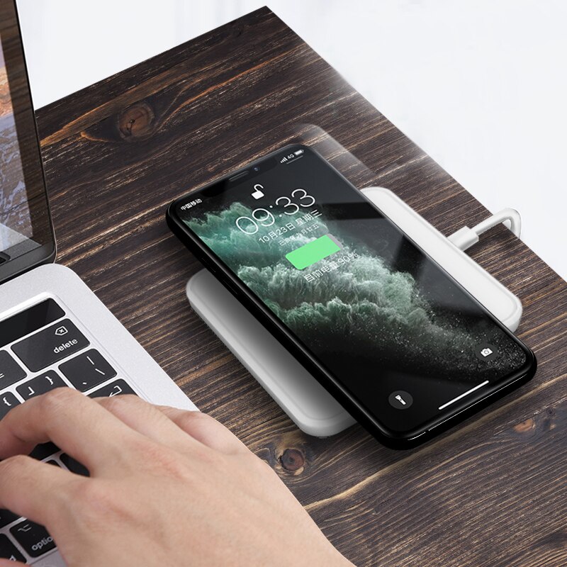 QI iPhone Charger Wireless 11 Pro 8 X XR XS Max 10W USB Apple Wireless Fast Charger Pad for iPhone Samsung Huawei Xiaomi