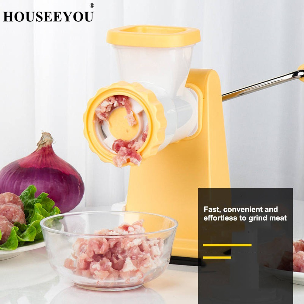 Multi Functional Home Manual Meat Grinder for Mincing Meat Vegetable Spice Hand-cranked Meat Mincer Sausage
