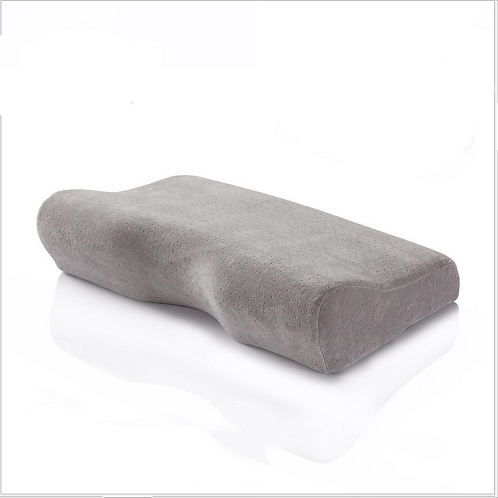 Contour Memory Foam Pillow Neck Back Support Orthopaedic Firm Head My Pillows: Gray