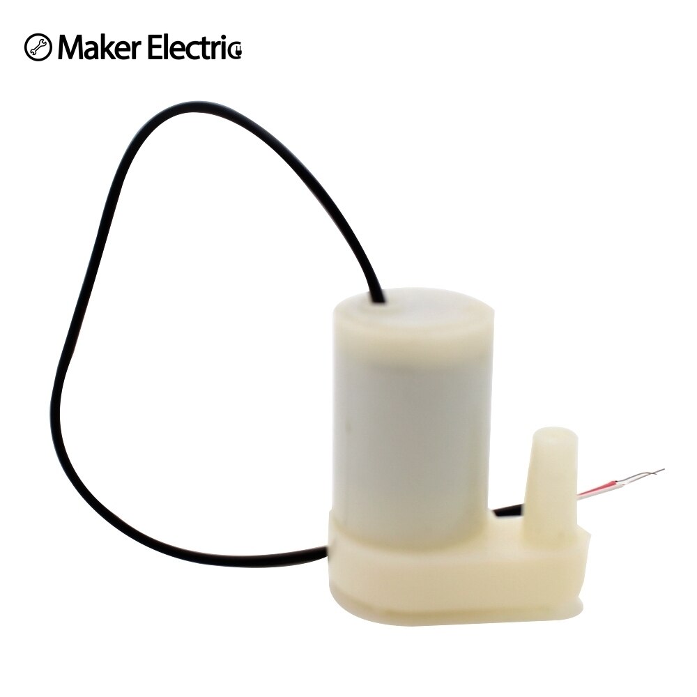 5PC Mini Micro Submersible Water Pump 100L/H DC 3V Low Noise Brushless Motor Pump horizontal vertical 1m soft hose