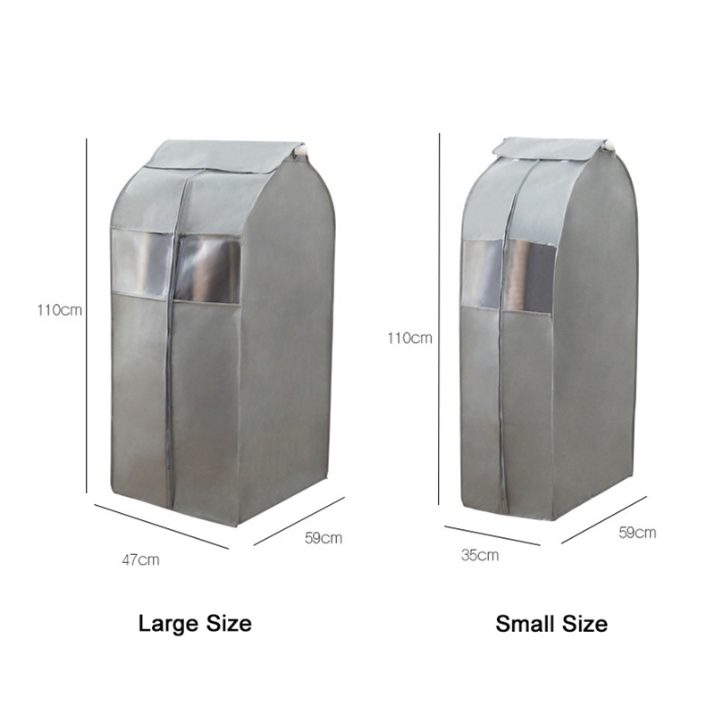 Home Essential Clothes Dust Cover Large Capacity Garment Bag for Suit Trousers Dress Coat Wedding Dress Organizer Storage Bag