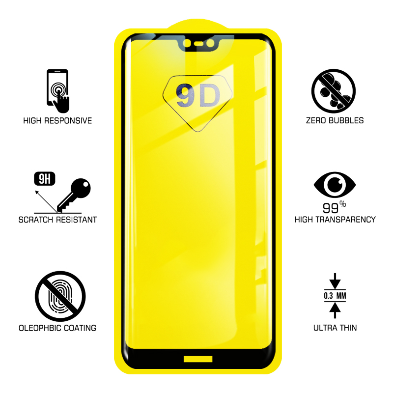 9d gehard glas voor nokia 6.1 7.1 1 plus schermbeschermer hoesje voor nokia 8.1 7.1 plus 4.2 3.2 3.1 6 7 8 x6 beschermfolie