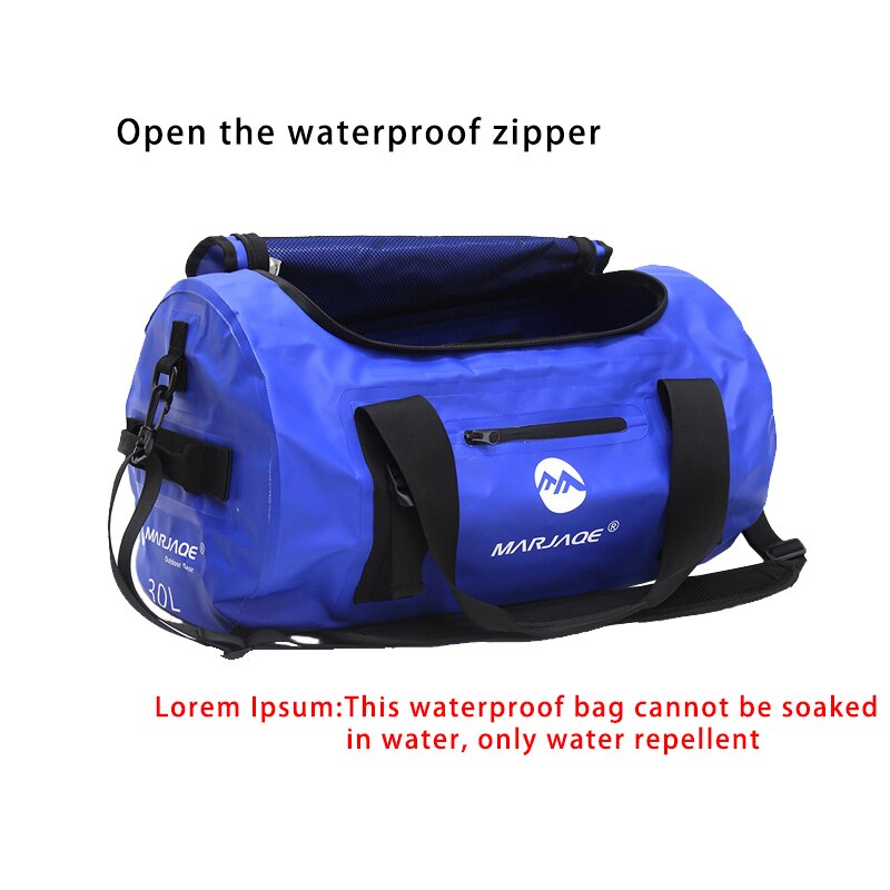 Outdoor Waterproof Bag Fishing Dry Bag Camping Fitness Sailing Water Resistant Bag Trekking River Expedition Shoulder Ocean Pack