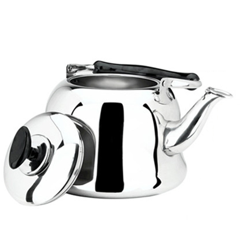 Hervidor de té de acero inoxidable 304 Extra grueso, tetera de gran capacidad para restaurante, hotel y sopa