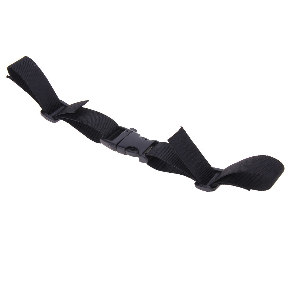 Backpack Accessories Adjustable Webbing Chest Strap With Whistle Sternum Outdoor Anti Slip Nylon Harness Buckled