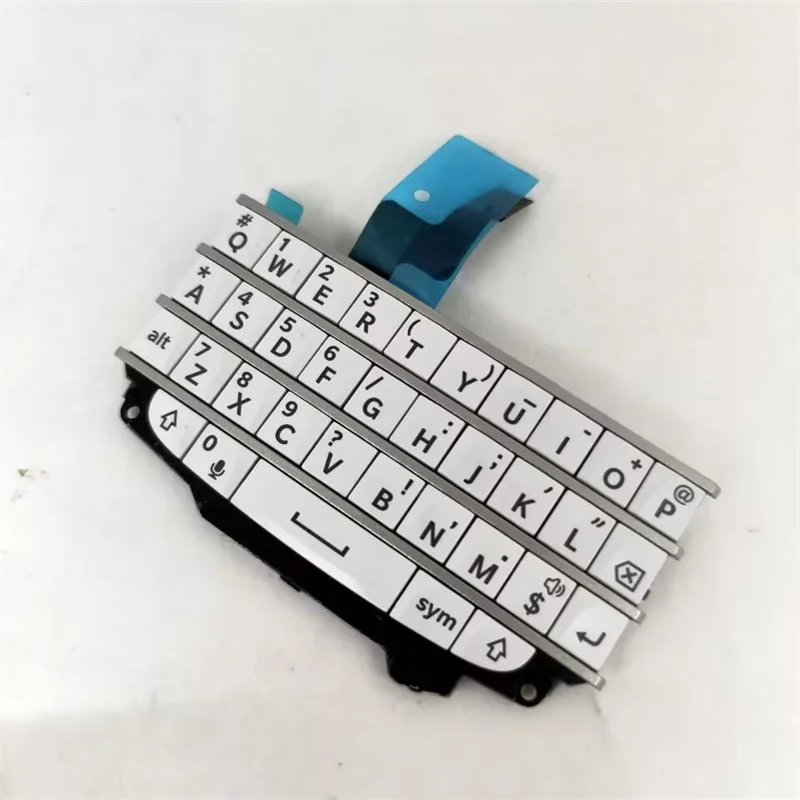 Parte di ricambio flessibile della tastiera per riparazione dei pulsanti della tastiera del blackberry  q10 parti della tastiera: Bianco