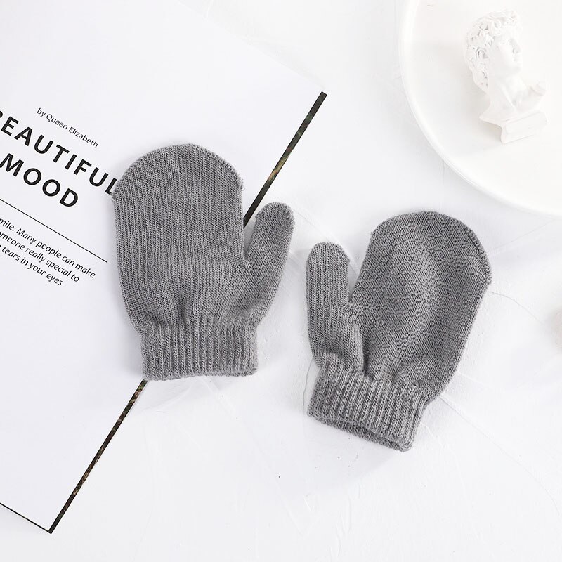 6 paia per set 1-4 anni i bambini mantengono caldi guanti per bambini guanti lavorati a maglia