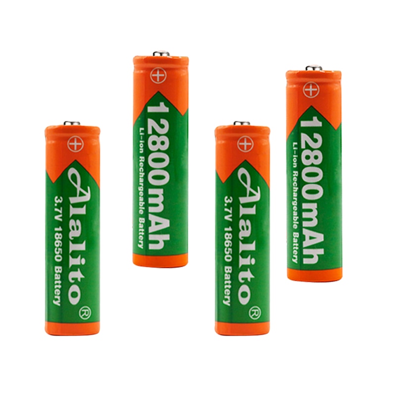Original 3.7V 18650 Battery 12800mah lithium batteria rechargeable lithium battery for flashlight Torch AccumulatorCell