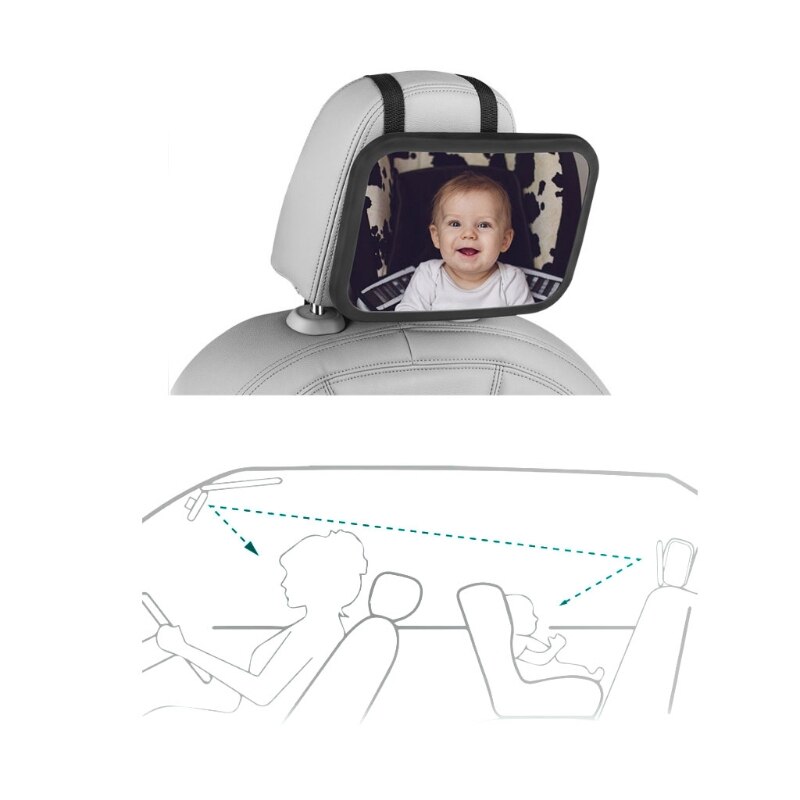 Baby Car Seat View Back Mirror Kid Rearward Facing Safety Care Family Travelling