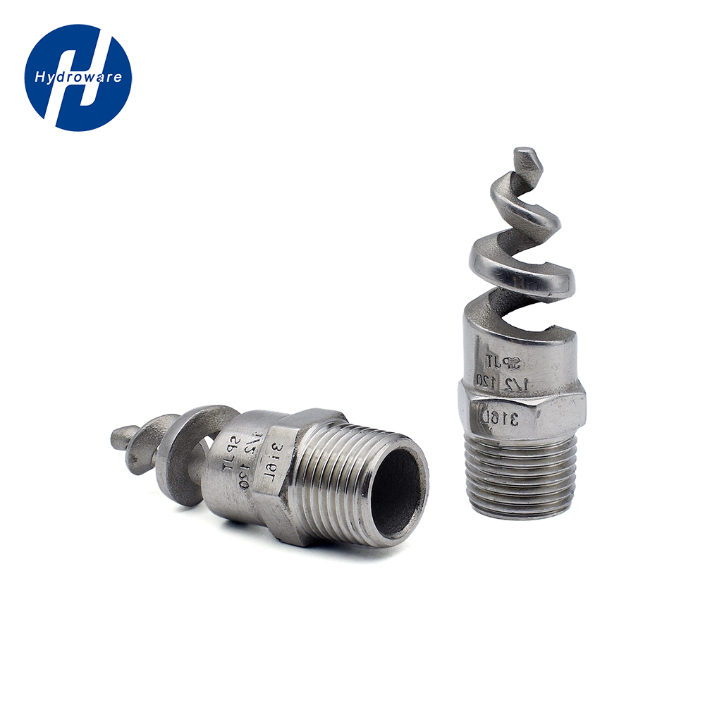 Bsp1/4 "3/4" 1 "2" Ss304/316 Roestvrijstalen Bd Draad Kegel Spiraal Jet Mondstuk Water Nevel Sprinkler Tuin Gazon Irrigatie Tool