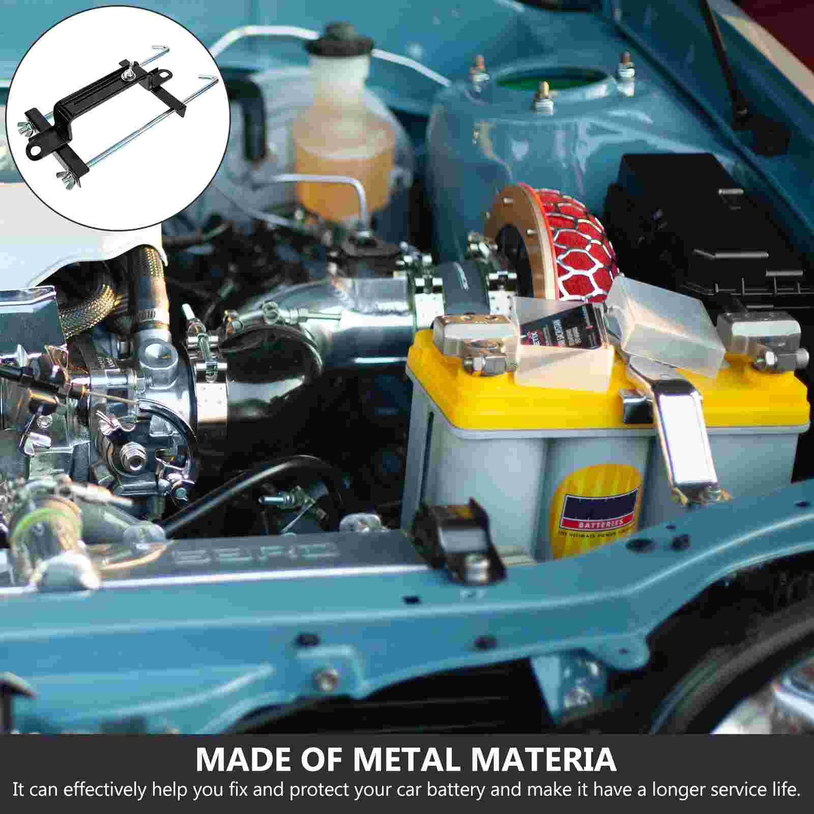 Auto Batterie Metall Halten Unten Batterie Halfter Auto Batterie Stabilisator Metall Halterung