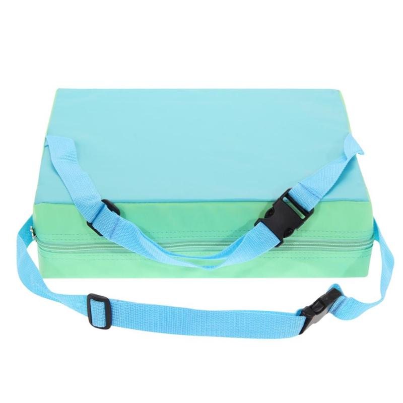 Asiento elevador portátil para niños, alimentación de bebé, taburete de silla alta, asiento de refuerzo para comer, asiento plegable portátil para viajar: 05