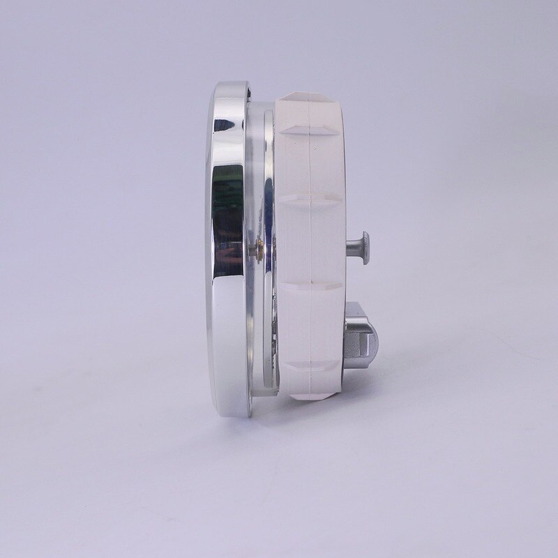 Clock Mechanism Built-In Clock Transparent Metal Gear Clock Movement Clocks Wall Home Decor Living Room Silver 103mm Diameter