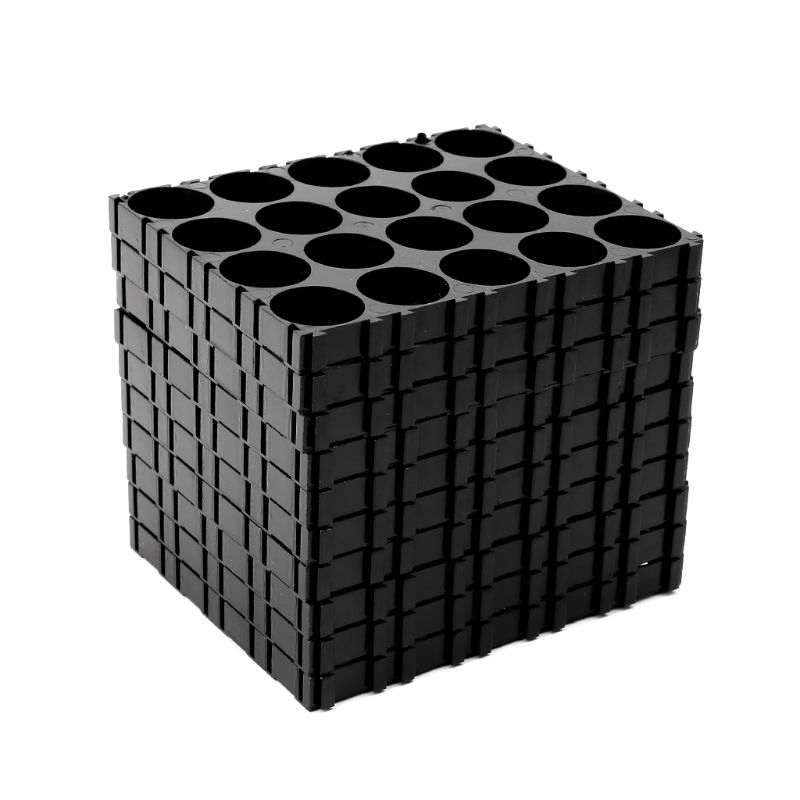 Elfeland 5*18650 4*5 batteri, batteriadskiller, stråleskal, plastbeslag, termisk beslag, sort beslag, direkte transpo