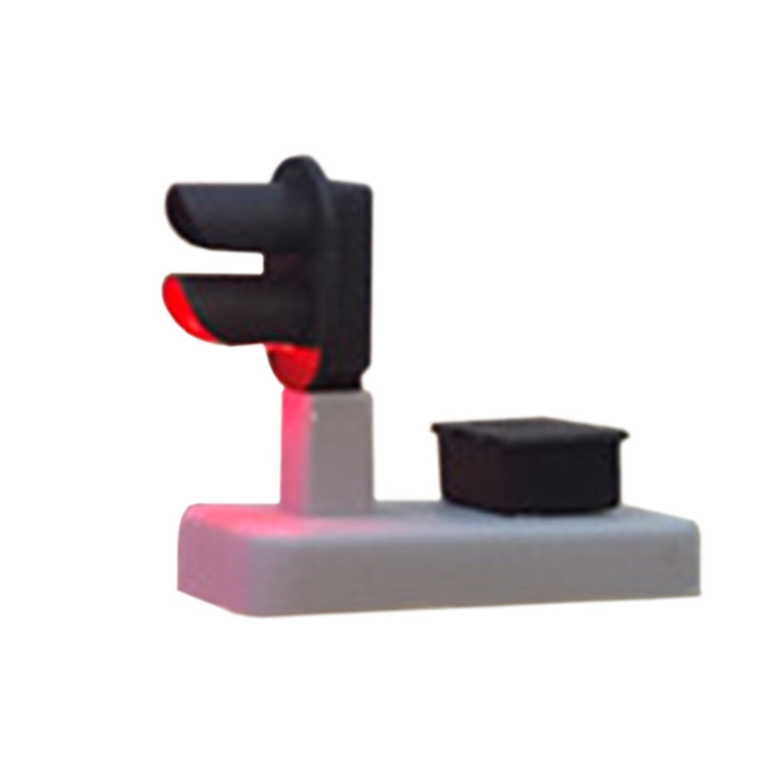 1:87 Railway Signal Light Low Signal Lamp For HO Scale Sand Scene - White + Blue: 1