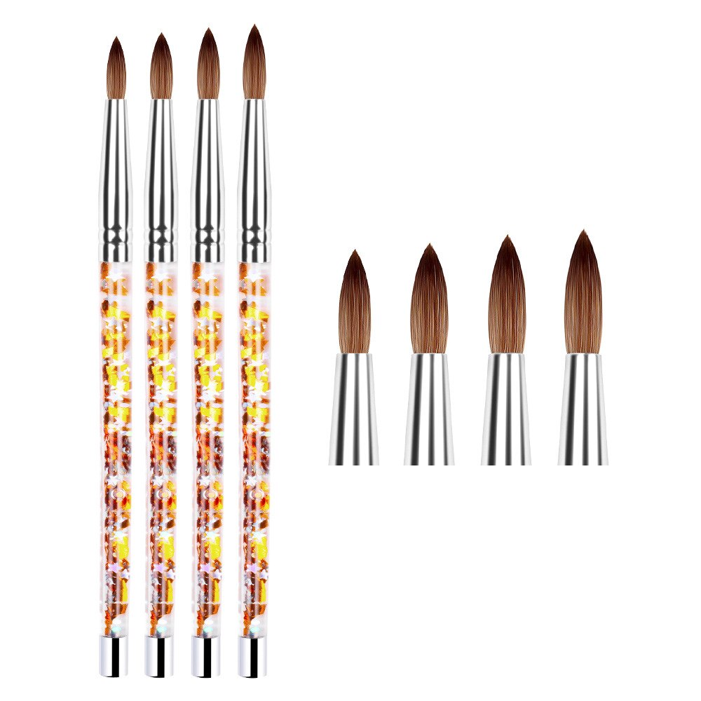 Uv gel tekening schilderen nagel gel kwast acryl nagelpen franse nagel gemengde kleuren handvat nail art doe-het-zelf gereedschap