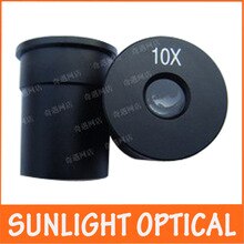 H10X lentille optique d'oculaire de Microscope biologique de Manification Huygens avec la taille de montage 23.2mm pour l'école éducative d'étudiant