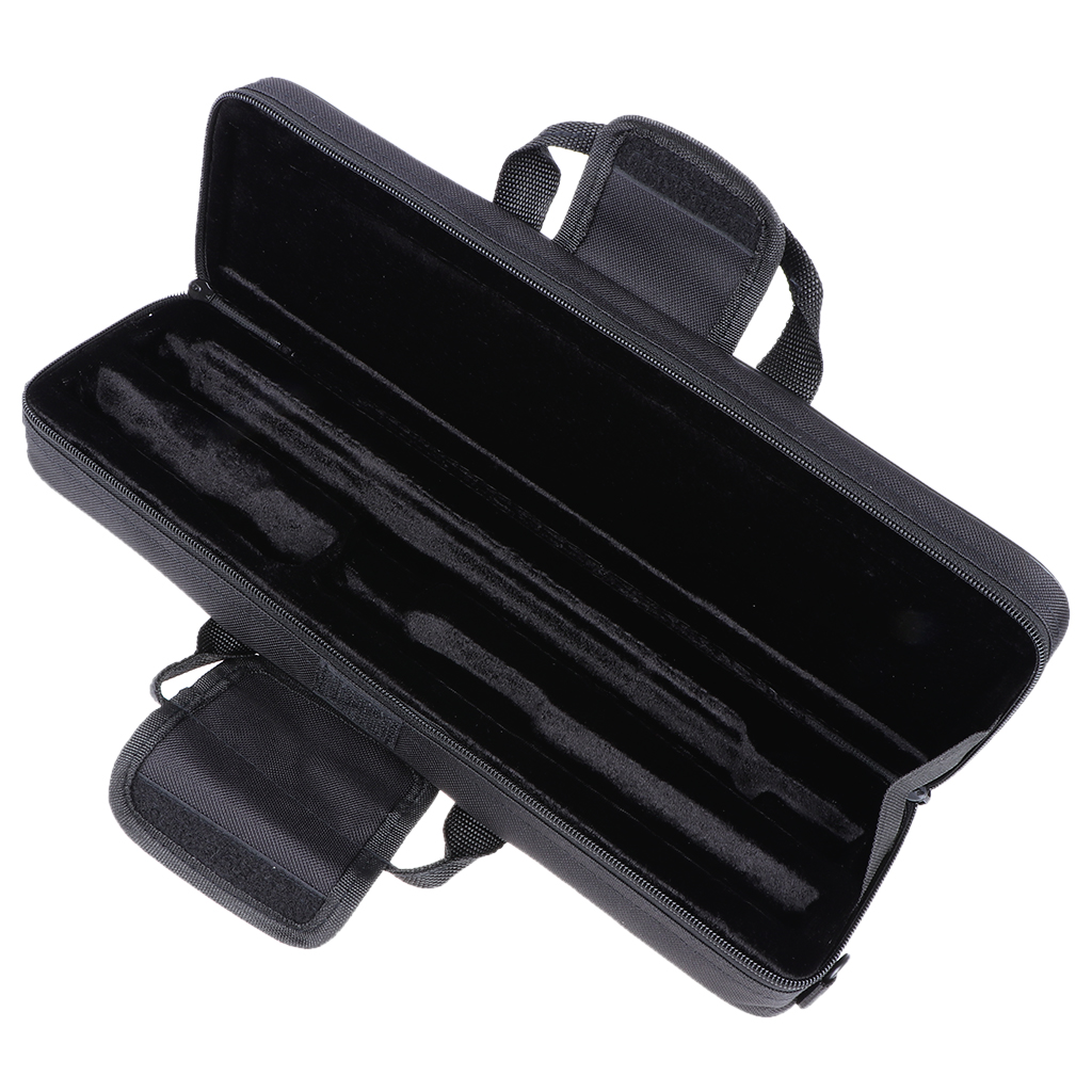 Nylon gepolstert Flöte fallen Schaum Innen Tasche Handtasche Schulter Tasche Schwarz