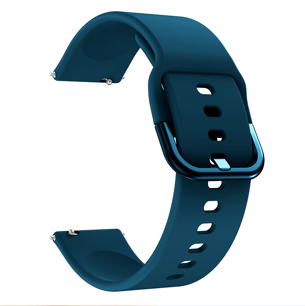 P68 Band Armband Smartwatch VROUWEN P70 P80 Smartwatch Q9 Silicon Band Bloem Horlogeband Zacht Rubber Wrist Loop Meisjes: Deep Blue