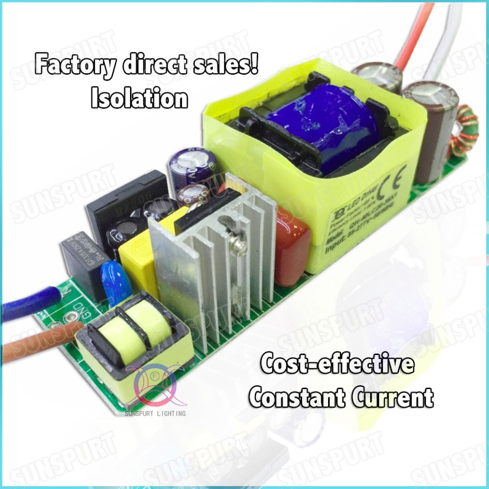 3 Pcs By TUV-EMC LVD 40W AC85-277V LED Driver 20-36x1W 300mA DC60-120V Constant Current LED Power For Ceiling Lamp