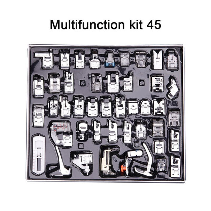 Brother Singer – pied-de-biche pour Machine à coudre 32/52/62/72/82, Kit de tressage, point aveugle, surjet, pièces de règle à fermeture éclair: green