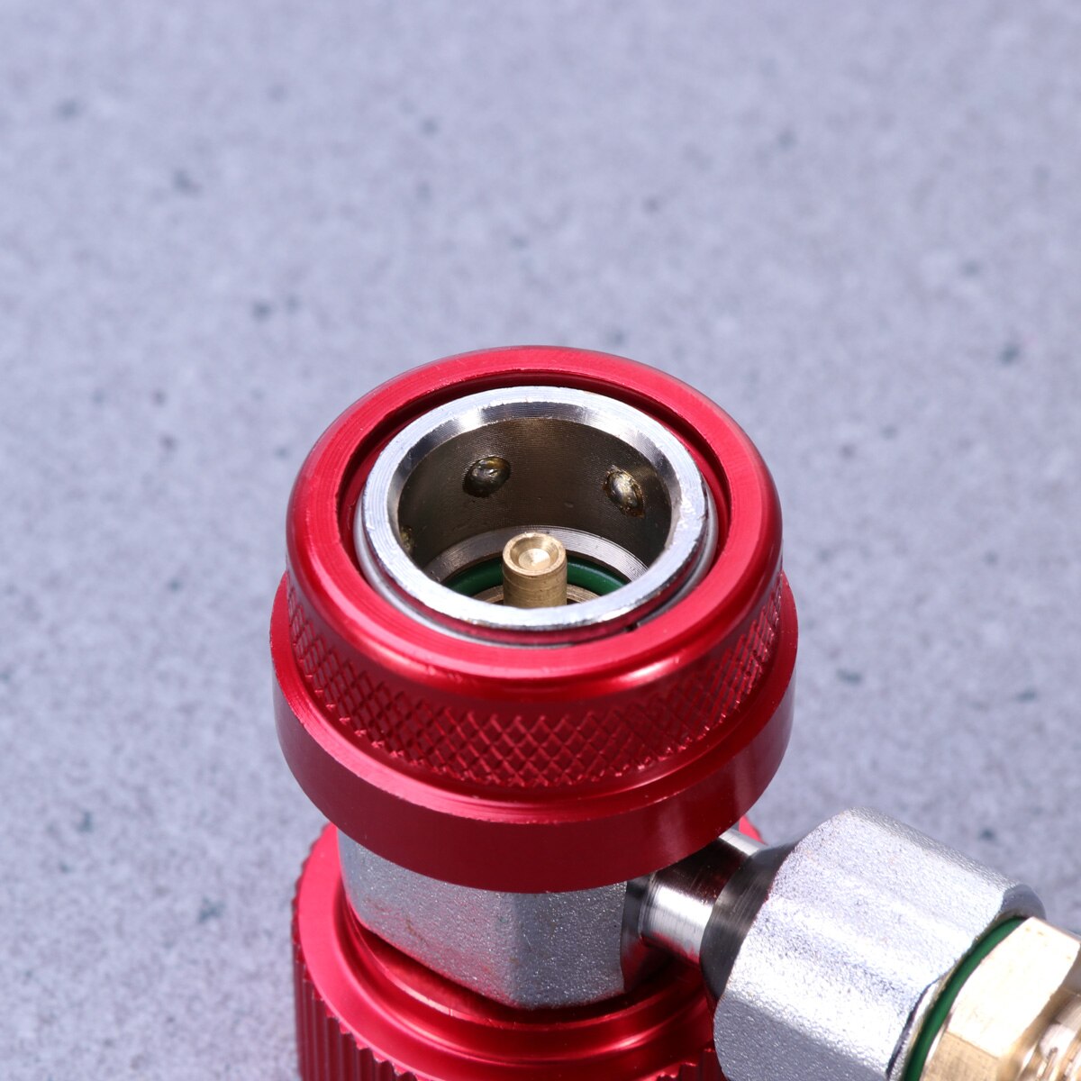 Adjustable AC R134A Quick Coupler Connector Adapter High&Low 1/4