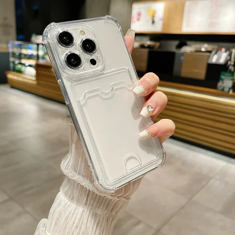 Coque Silicone Antichoc Transparente Pour IPhone 13 à 16 Pro Max - Universelle